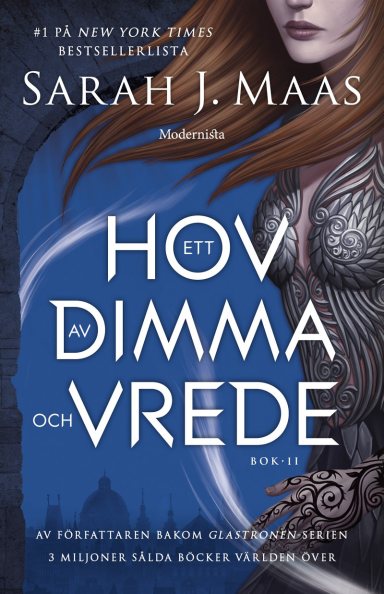 Omslag: Ett hov av dimma och vrede (Ett hov av taggar och rosor, #2)