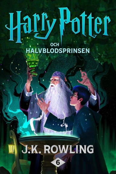 Omslag: Harry Potter och Halvblodsprinsen